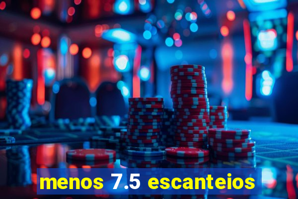 menos 7.5 escanteios